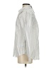 Weekend 100% Cotton Stripes White Long Sleeve Button-Down Shirt Size XS - photo 5