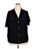 Unbranded Black Short Sleeve Blouse Size 2X - photo 1