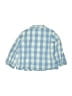 Bella Bliss 100% Cotton Checkered-gingham Blue Long Sleeve Button-Down Shirt 12-18 MO / 18 MO - photo 2