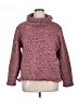 Avalanche 100% Polyester Tweed Red Turtleneck Sweater Size XL - photo 1