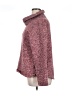 Avalanche 100% Polyester Tweed Red Turtleneck Sweater Size XL - photo 5