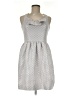Assorted Brands Polka Dots Gray Casual Dress Size 6 - photo 1