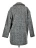 Topshop Chevron-herringbone Gray Coat Size 2 - photo 2