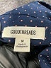 GOODTHREADS Polka Dots Blue Long Sleeve Blouse Size M - photo 7