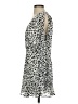 Great Jones 100% Polyester Animal Print Silver Cocktail Dress Size XS - photo 5