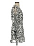 Great Jones 100% Polyester Animal Print Silver Cocktail Dress Size XS - photo 4