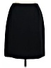 Caslon 100% Polyester Solid Black Formal Skirt Size 10 - photo 1