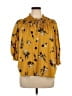 MELLODAY Gold 3/4 Sleeve Blouse Size 1X - photo 1