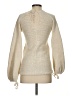 guinevere Metallic Ivory Tan Pullover Sweater Size S (estimated) - photo 2