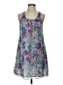 Unbranded 100% Polyester Paisley Blue Gray Casual Dress Size S - photo 1