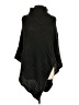 Look 100% Acrylic Black Poncho One size (estimated) - photo 1