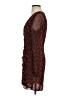 A New Day 100% Polyester Animal Print Brown Cocktail Dress Size S - photo 5