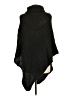 Look 100% Acrylic Black Poncho One size (estimated) - photo 2