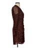 A New Day 100% Polyester Animal Print Brown Cocktail Dress Size S - photo 4
