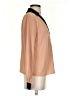 Unbranded 100% Polyester Color Block Tan Long Sleeve Blouse Size XS - photo 4