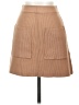 Zara Solid Tan Casual Skirt Size S - photo 1