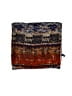 Unbranded 100% Polyester Paisley Brown Orange Scarf One size - photo 2