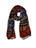 Unbranded 100% Polyester Paisley Brown Orange Scarf One size - photo 1