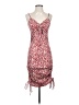 Shein Animal Print Red Cocktail Dress Size 2 - photo 1