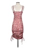 Shein Animal Print Red Cocktail Dress Size 2 - photo 2