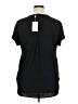 White Mark Black Short Sleeve Top Size XL - photo 2