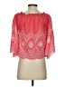 Velzera Red 3/4 Sleeve Blouse Size S - photo 2