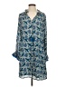 Rungolee Paisley Blue Casual Dress Size XS - photo 1