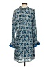 Rungolee Paisley Blue Casual Dress Size XS - photo 2