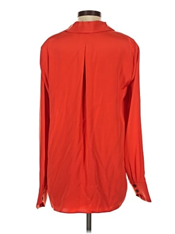 Max Azria Long Sleeve Silk Top (view 2)