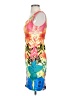 Soprano Graphic Yellow Cocktail Dress Size S - photo 5