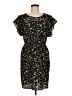 Mossimo 100% Polyester Graphic Black Cocktail Dress Size M - photo 1