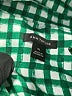 Ann Taylor Houndstooth Green 3/4 Sleeve Blouse Size XL - photo 7