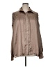 Pink Lily 100% Polyester Metallic Brown Long Sleeve Blouse Size XL - photo 1