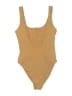 L Space Solid Tan One Piece Swimsuit Size 8 - photo 2