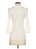 Lavender Brown 100% Rayon Ivory 3/4 Sleeve Blouse Size XS - photo 2