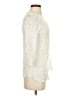 Lavender Brown 100% Rayon Ivory 3/4 Sleeve Blouse Size XS - photo 4