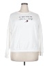 Nine West White Sweatshirt Size 2X - photo 1