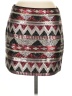 Pink Martini Graphic Silver Casual Skirt Size M - photo 1