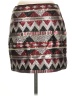 Pink Martini Graphic Silver Casual Skirt Size M - photo 2