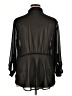 Chico's 100% Polyester Polka Dots Black Long Sleeve Blouse Size XL (3) - photo 2