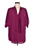 Shein 100% Polyester Burgundy Short Sleeve Polo Size 6 - photo 1