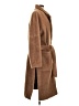 Zara 100% Recycled Polyester Brown Coat Size S - photo 4