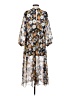 Sandro Print Gray Casual Dress Size Sm (1) - photo 2