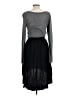 Splendid Gray Casual Dress Size L - photo 2