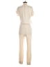 Splendid Metallic Ivory Jumpsuit Size S - photo 2