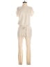Splendid Metallic Ivory Jumpsuit Size S - photo 1