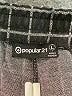 Popular 21 Plaid Black Casual Pants Size L - photo 7