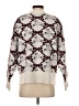 Sincerely Jules Floral Burgundy Pullover Sweater Size S - photo 2