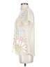 Willow & Clay 100% Polyester Ivory Short Sleeve Blouse Size S - photo 5