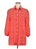 Unbranded 100% Polyester Polka Dots Red 3/4 Sleeve Blouse Size M - photo 1